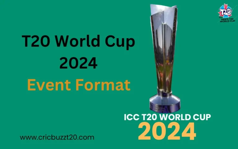 ICC T20 Men’s World Cup 2024 Event Format