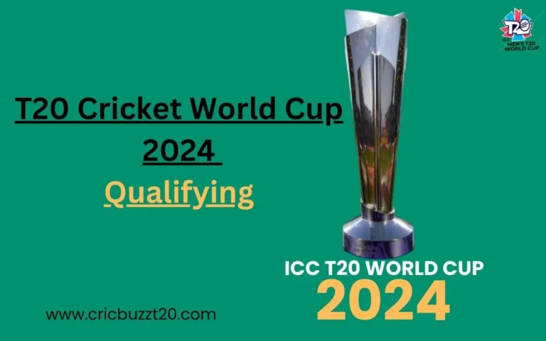 T20 Cricket World Cup 2024 Qualifying